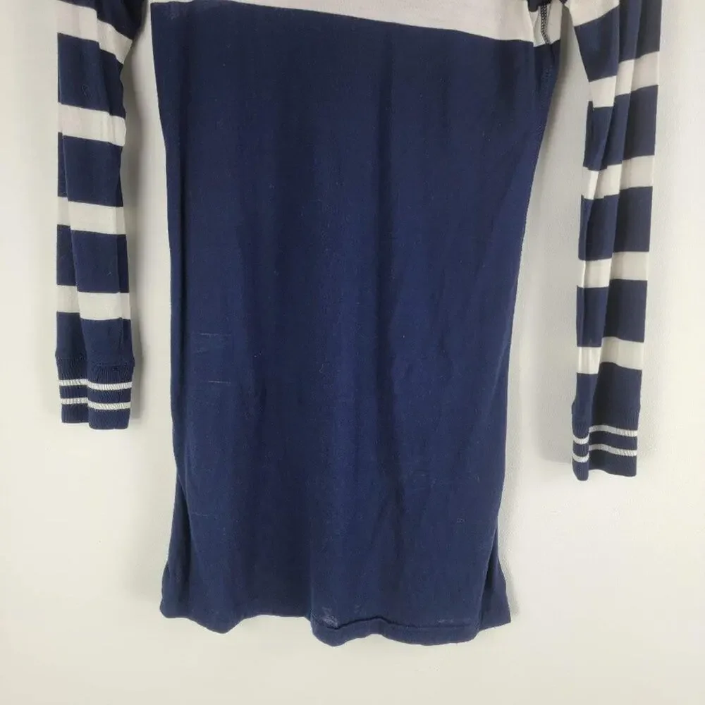 Ralph Lauren kids fitted dress sz M (8-10) blue striped